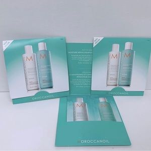 3 X Moroccan Oil Moisture Repair Shampoo Conditioner Samples
